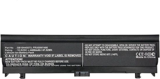 CoreParts MBXLE-BA0186 laptop reserve-onderdeel Batterij/Accu