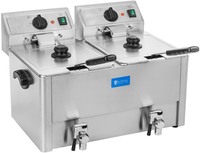 Royal Catering Elektrische friteuse - 2 x 13 liter - EGO-thermostaat