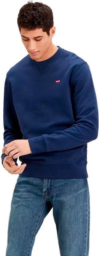 Levi's Original Sweater Donkerblauw - Heren - Maat XL - Modern-fit