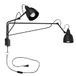 Homemania wandlamp, metaal, zwart