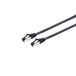 S/CONN 08-43155 Cat8.1 U/FTP STP Câble réseau plat Noir 1,5 m