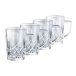Aida Harvey Tasse à café avec anse 27,5 cl Lot de 4 Transparent