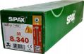 SPAX WIROX Houtconstructieschroeven 8x340mm, 50 stuks
