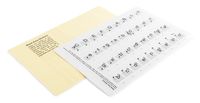MAX Music KB-KEY sticker Transparant Verwijderbaar 61 stuk(s)