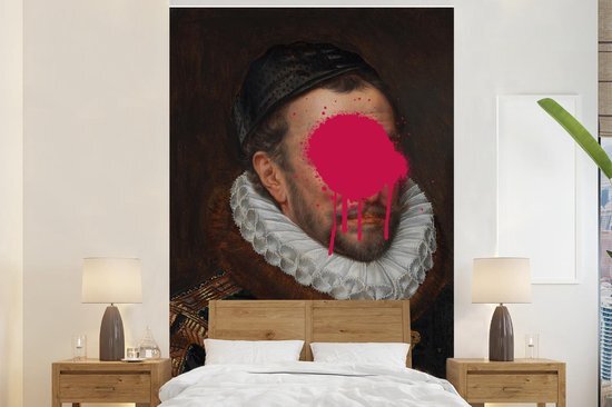 Nr1Wallpaper Behang - Fotobehang Willem van Oranje - Adriaen Thomasz - Roze - Breedte 155 cm x hoogte 240 cm