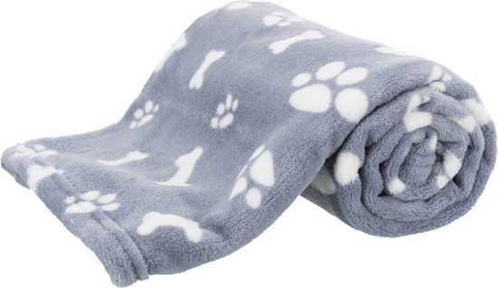 Trixie Kenny Fleece Hondendeken - Blauw - 75x50 cm