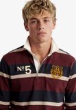 Superdry Double Emblem Stripe Rugbytop Hommes XL