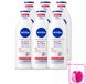 Nivea 6 x Repair & Care Lait pour le corps - 72 heures d'hydratation - Pour peau très sèche - 400 ml