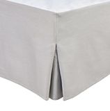 Bedomranding, HOME LINGE PASSION Bedbodemhoes - 180 x 200 cm + 30 cm - Lichtgrijs