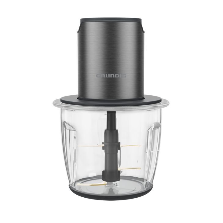 Grundig GMS3670 elektrische hakmolen - 1L, 500W - Zwart/RVS