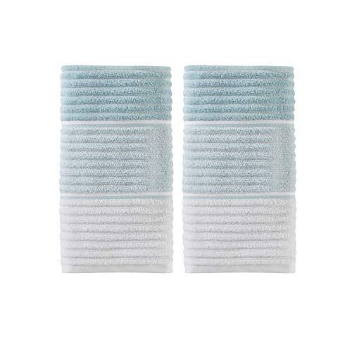 SKL Home Planet Ombre Handdoeken Set - Aqua - 2 stuks