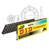 Kettingset DID Kettingset Alu 520/114 clipslot zwart voor Husqvarna SMR 570 ccm Bj. 2001-2004