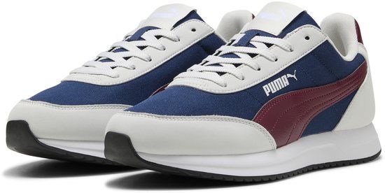 PUMA R78 Lightwind Unisex Sneakers - Persian Blue-Team Regal Red-Feather Gray - Size 42