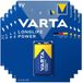 Varta Longlife Power Alkaline Batterijen 9V 565 mAh - 8 x - Voordeelverpakking