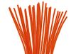 Pijpenreiniger chenille, oranje, 6 mm x 30 cm, 25 stuks