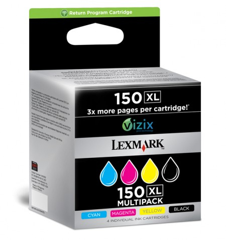 Lexmark 14N1919E multi pack / cyaan, geel, magenta, zwart