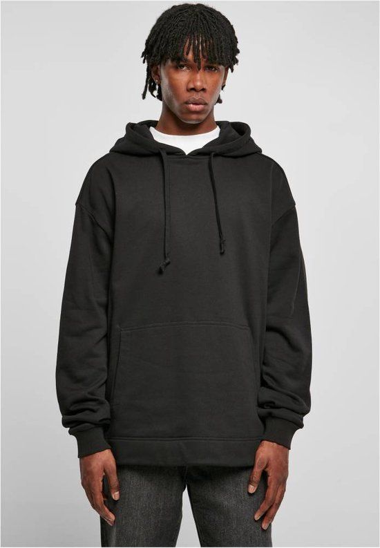 Urban Classics Big Hoodie - Zwart - Maat M - Heren
