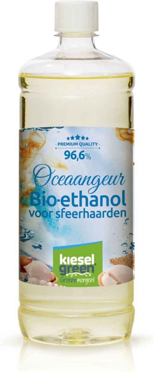 kieselgreen Bio ethanol met zeegeur - Premium bio -ethanol - 100% biobrandstof -1 liter