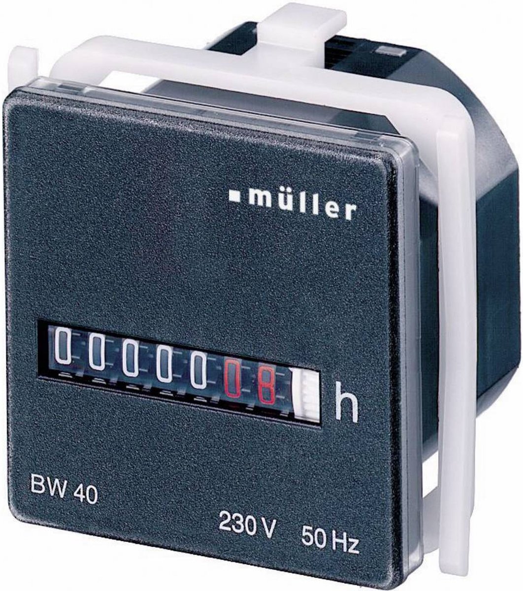 MÜLLER BW4018 24V 60Hz bedrijfsurenteller