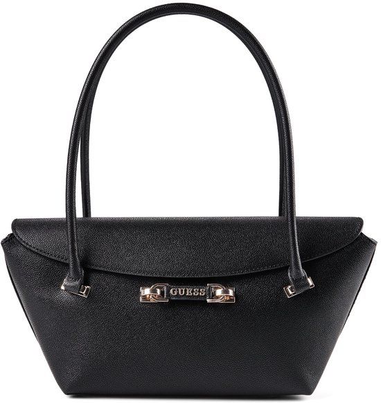 GUESS Sophia Shoulder Satchel Black Zwart