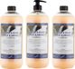 Claudius Cosmetics B.V. Body & Hair Milk & Honey 1 liter - set van 3 stuks - met gratis pomp - 2 in 1 voor lichaam en haar.