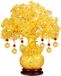 Ibenzoa Arbre de chance décoratif doré en citrine pour Feng Shui et prospérité à la maison ou au bureau