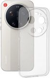 Techsuit Hoesje geschikt voor Xiaomi 17 Ultra - Clear Silicone Back Cover - Transparant