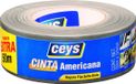 Ceys Ducttape 50 m x 50 mm Argent