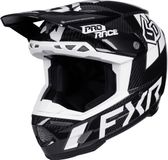 FXR 6D ATR-3Y Carbon Motorcross helm voor jongeren - Wit/Zwart