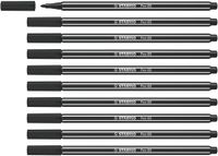 STABILO - Premium viltstift - Pen 68-10 Stuks - Zwart