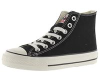 Victoria Dames Sneakers met veters Zwart Synthetisch Maat 37