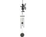 Art Bizniz Windgong - Outdoor - Windmobiel - Windorgel - Elfje - Fee - 35cm - Staal - Zwart - Zilver