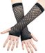 Gothicana by EMP Gothicana Zwarte visnet handschoenen - Dames - Standard