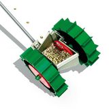Bio Green Super Seeder zaagmachine, inclusief 6 zaadschijven, nieuwe techniek 2018