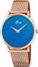 Lotus Herenhorloge 18773/1 Roze Staal Blauw Mineraalglas 3 ATM