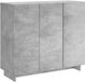 vidaXL Dressoir gris béton 85,5 x 31 x 75 cm bois traité