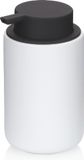 Kela Zeepdispenser Sana, 0.3 L, Kunststof, Keramiek met Rubbercoating, Wit