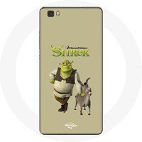 Maniacase Hoesje voor Huawei P8 Lite Shrek en de Ezel Film