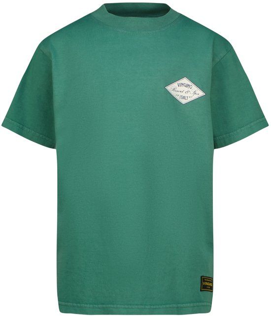 Vingino Heath Polo shirt Jongens Groen Maat 140