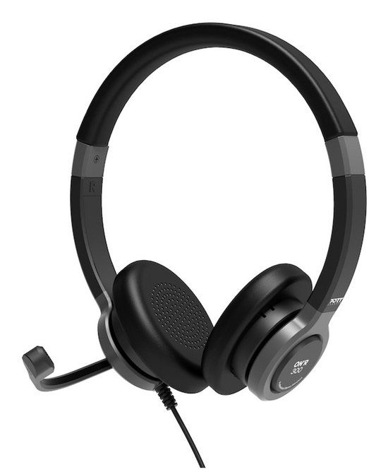 Port Designs Active Office 912001 - Stereo Headset - USB - Zwart
