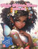 Mystic Melanin Fairies Adult Coloring Book