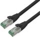 ROLINE Recycled Material 21.45.3257 netwerkkabel Zwart 10 m Cat6a S/FTP