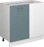 Vicco R-Line Universele hoekkast – 86 cm met deur, zonder werkblad Blauw-grijs