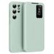 Samsung Étui à rabat Smart Clear View avec fente pour carte pour Galaxy S25 Ultra - Vert clair