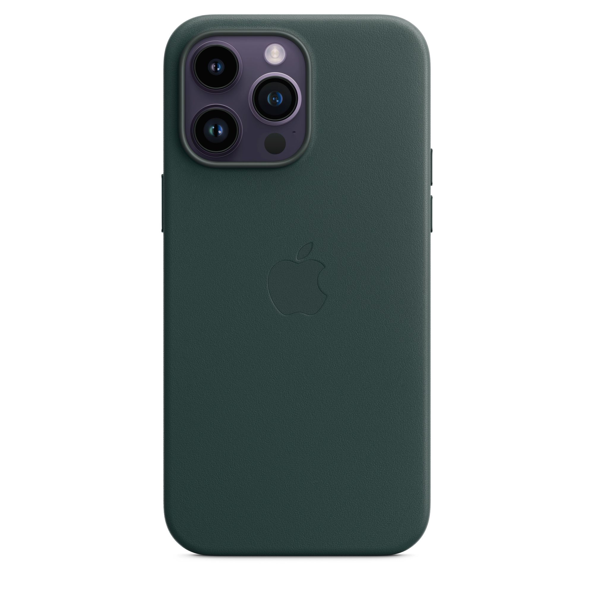 Apple iPhone 14 Pro Max Leather Case - Forest Green