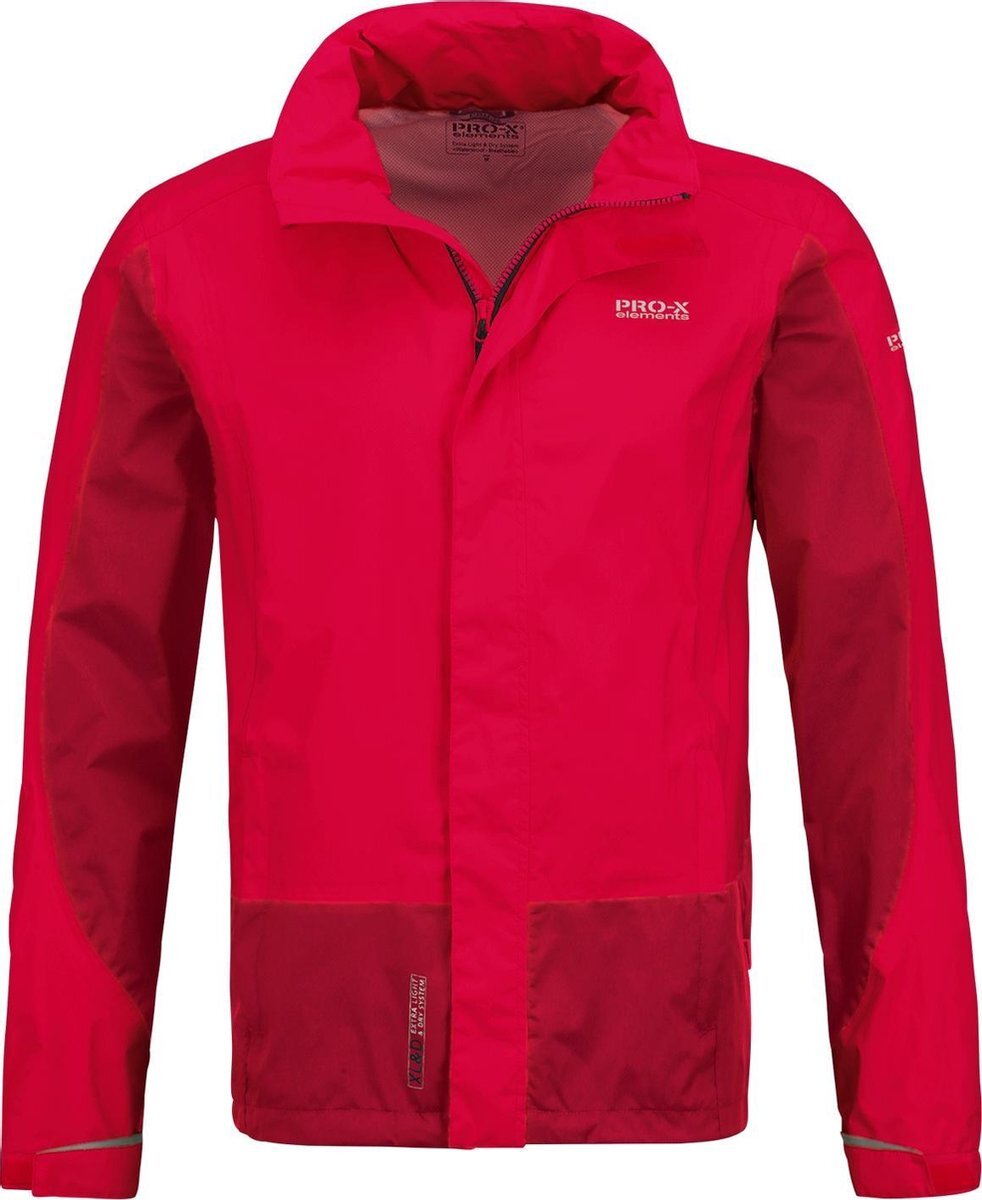 Pro-x Elements Pro-x Elements Outdoorjas Lennard Heren Polyamide Rood Mt Xl