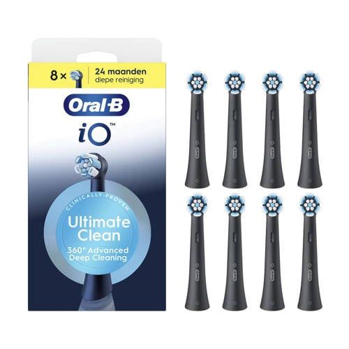 Oral-B iO Ultimate Clean Zwart (8 stuks) - 8700216778497
