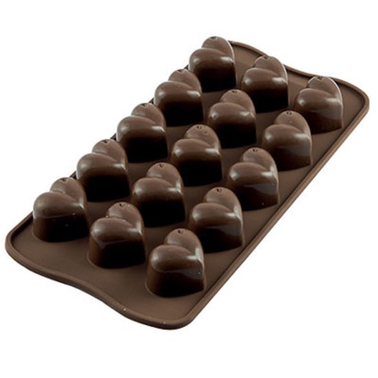 Silikomart Siliconen chocoladevorm hart Mon amour