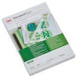 GBC A4 Lamineerhoezen, 100 Stuks, Compatibel met Alle Warme Lamineermachines, 2 x 125 Micron, Hoogglanzend, Doorzichtig, 3200723