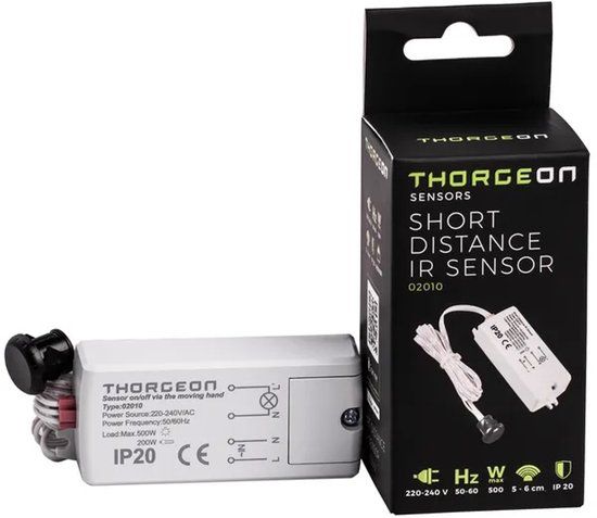 Enzo Thorgeon Korte Afstand IR Sensor 500W Wit Kunststof